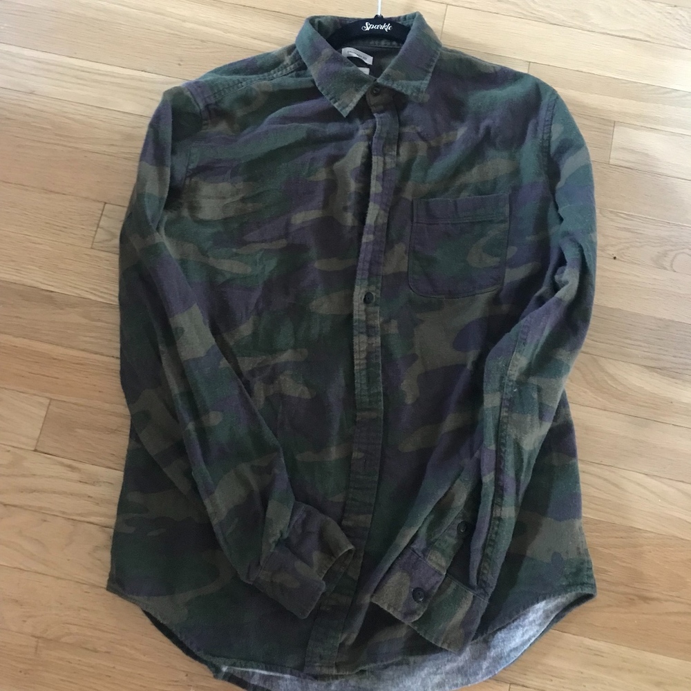 Camo Buttle Down